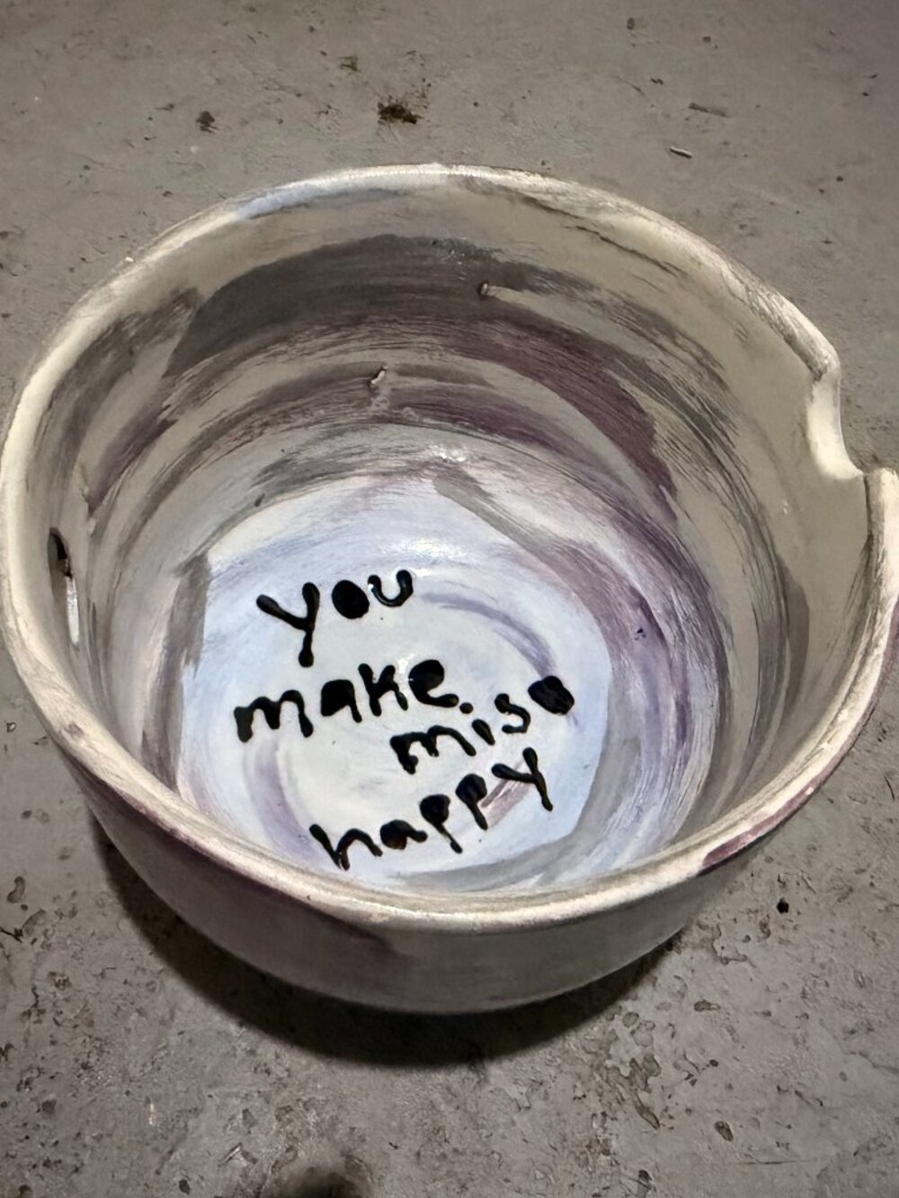 Handmade Miso Soup Bowl w/ Spoon Rest